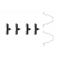 1 987 474 280 BOSCH Комплектуючі колодки дискового гальма