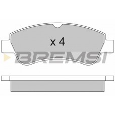BP2928 BREMSI Комплект гальмівних колодок дисковий гальм