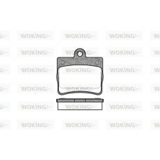 P7303.00 WOKING Комплект гальмівних колодок дисковий гальм
