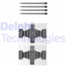LX0398 DELPHI Комплектуючі колодки дискового гальма