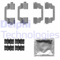 LX0580 DELPHI Комплектуючі колодки дискового гальма