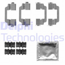 LX0580 DELPHI Комплектуючі колодки дискового гальма