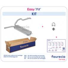 FS40598 Faurecia Глушник вихлопних газів кінцевий