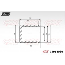 72954080 MAXTECH Поршень корпус скоби гальма