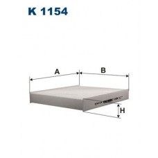K 1154 FILTRON Фільтр повітря у внутрішньому просторі