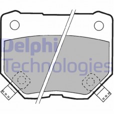 LP1057 DELPHI Комплект гальмівних колодок дисковий гальм