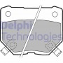 LP1057 DELPHI Комплект гальмівних колодок дисковий гальм
