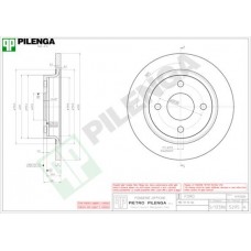 5295 PILENGA Гальмівний диск