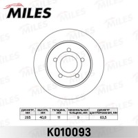 K010093 MILES Гальмівний диск