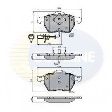 CBP11542 COMLINE КомплеК т гальмівних колодок, дискове гальмо