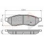 ADB01190 COMLINE КомплеК т гальмівних колодок, дискове гальмо