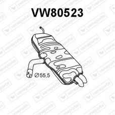 VW80523 VENEPORTE Глушник вихлопних газів кінцевий