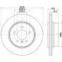 8DD 355 128-491 HELLA PAGID Гальмівний диск