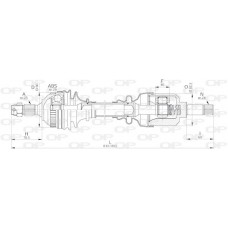 DRS6202.00 OPEN PARTS Привідний вал