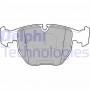 LP1003 DELPHI Комплект гальмівних колодок дисковий гальм