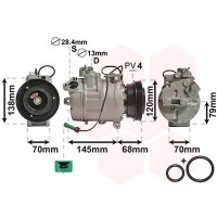 0300K011 VAN WEZEL Компресор кондиціонера