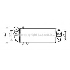 Интеркулер AVA QUALITY COOLING KAA4212