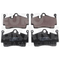 5502225616 EUROBRAKE Комплект гальмівних колодок дисковий гальм