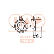 Натяжний ролик ремінь ГРМ IAP QUALITY PARTS 127-09070