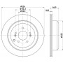 8DD 355 118-531 HELLA PAGID Гальмівний диск