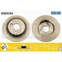 6065354 GIRLING Гальмівний диск