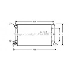 VNA2188 AVA QUALITY COOLING Радіатор охолодження двигуна