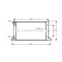 VNA2188 AVA QUALITY COOLING Радіатор охолодження двигуна