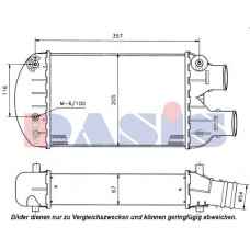 087080N AKS DASIS Интеркулер