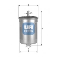 31.570.00 UFI Паливний фільтр