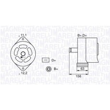 063320025010 MAGNETI MARELLI Генератор