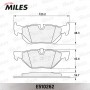 E510262 MILES Комплект гальмівних колодок дисковий гальм