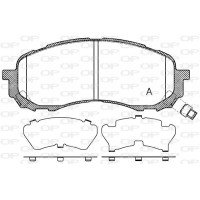 BPA1081.11 OPEN PARTS Комплект гальмівних колодок дисковий гальм