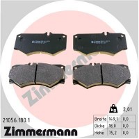 21056.180.1 ZIMMERMANN Комплект гальмівних колодок дисковий гальм