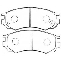FP0549 FIT Комплект гальмівних колодок дисковий гальм