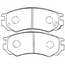 FP0549 FIT Комплект гальмівних колодок дисковий гальм