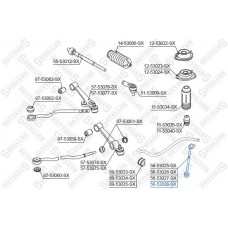 Тяга стійка стабілізатор STELLOX 56-53028-SX