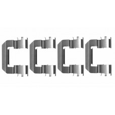 82541100 TEXTAR Комплектуючі колодки дискового гальма