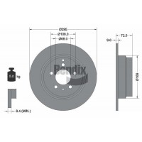 BDS1751 BENDIX Braking Гальмівний диск