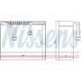 92068 NISSENS Випарник кондиціонера
