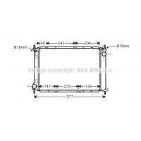 DN2250 AVA QUALITY COOLING Радіатор охолодження двигуна