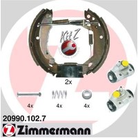 20990.102.7 ZIMMERMANN Комплект гальмівних колодок