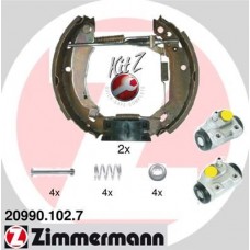 20990.102.7 ZIMMERMANN Комплект гальмівних колодок