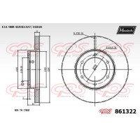 861322 MAXTECH Гальмівний диск