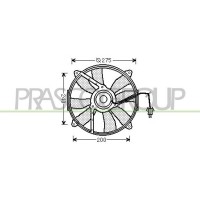 ME025F004 PRASCO Вентилятор охолодження двигуна