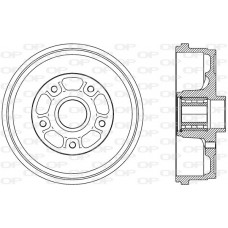 BAD9092.31 OPEN PARTS Гальмівний барабан