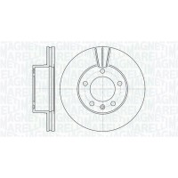 361302040160 MAGNETI MARELLI Гальмівний диск