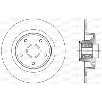 BDA1960.30 OPEN PARTS Гальмівний диск