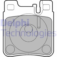 LP841 DELPHI Комплект гальмівних колодок дисковий гальм