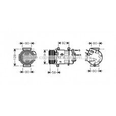 PEK320 AVA QUALITY COOLING Компресор кондиціонера
