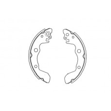 KBS-3913 KAVO PARTS Комплект гальмівних колодок